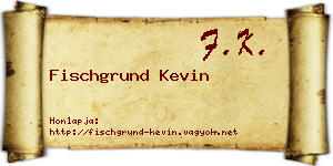 Fischgrund Kevin névjegykártya